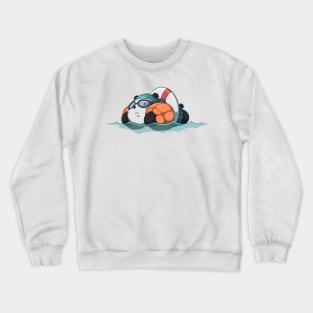 Swimmer Panda Crewneck Sweatshirt